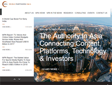 Tablet Screenshot of media-partners-asia.com